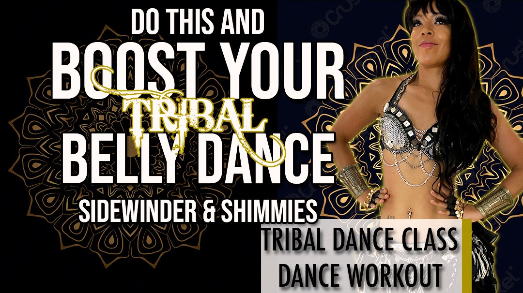 Learn the tribal fusion sidewinder with Melissa Belly Dance